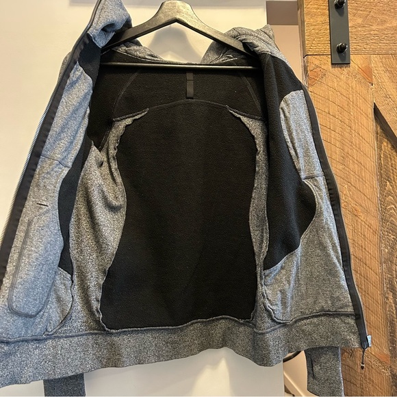 Lululemon Scuba Hoodie II Heathered Speckled Black - Picture 8 of 10